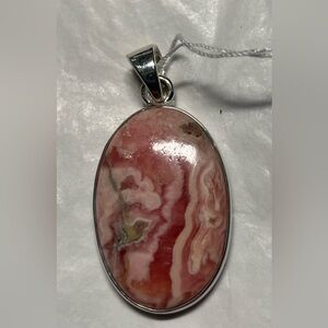 Rhodochrosite pendant